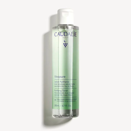 Caudalie Vinopure Lotion Purifiante Bio 200ml – Démaquillants, nettoyants visage / Eau micellaire, tonique,  | Caudalie - Visage