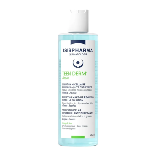 Isispharma Teen Derm Aqua Solution Micellaire Purifiante 250ml – Démaquillants, nettoyants visage / Eau micellaire, tonique,  | 