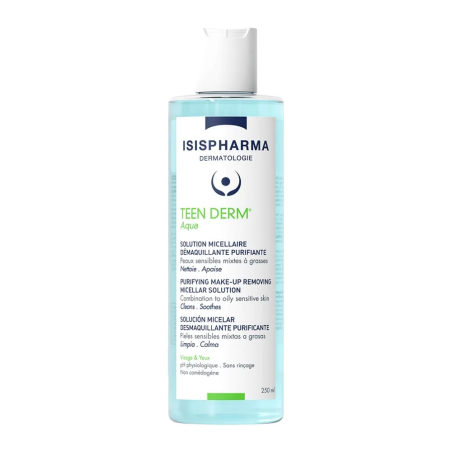 Isispharma Teen Derm Aqua Solution Micellaire Purifiante 250ml – Démaquillants, nettoyants visage / Eau micellaire, tonique,  | 