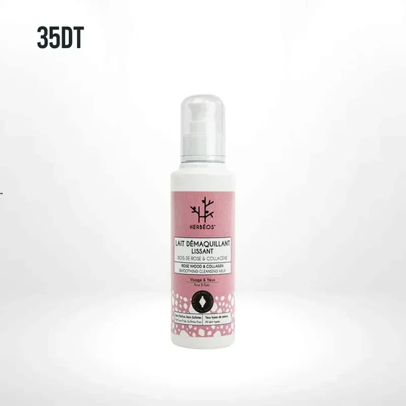 HERBÉOS Lait Démaquillant Nettoyant Lissant Anti-âge 170 ml