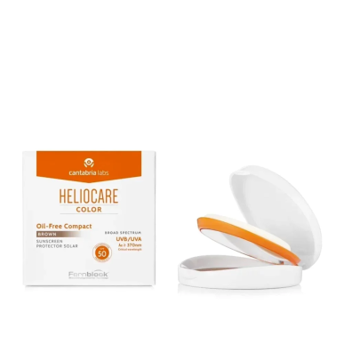 Heliocare Color Compact Oil-Free SPF 50+ Light 10 g – Maquillage / Fond de teint | HELIOCARE - Visage Tunisie | Miral Parapharma