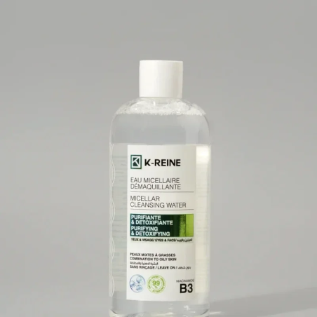 K-Reine Eau Micellaire Demaquillante B3 400ml – Démaquillants, nettoyants visage / Eau micellaire, tonique,  | K-REINE - Visage 
