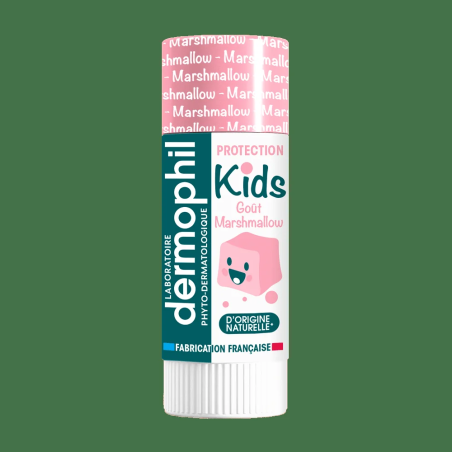 DERMOPHIL Stick A Levres Kids Marshmallow – Yeux et Lèvres / Sticks baumes lèvres et réparateurs | Dermophil - Visage Tunisie | 