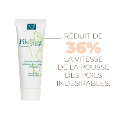 XEN PILO Slow Corps Inhibiteur de la Repousse des Poils 70g – Soins hydratants et nourrissants / hydratants toutes peaux | XEN -
