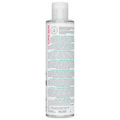 Topicrem AC CONTROL Eau Micellaire Purifiante 200ml – Démaquillants, nettoyants visage / Eau micellaire, tonique,  | TOPICREM - 