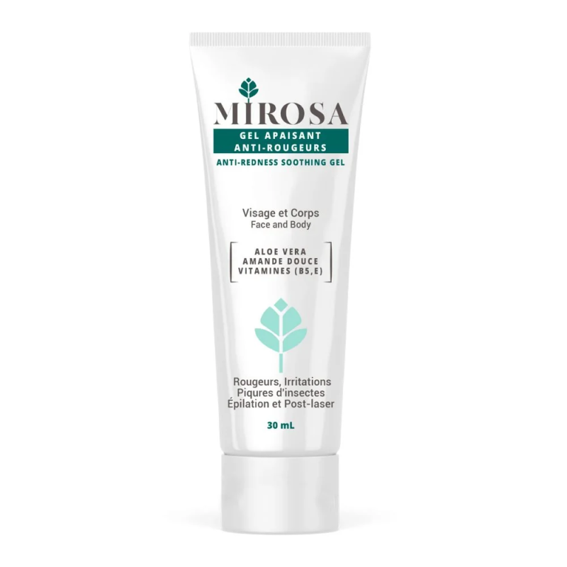 Mirosa Gel Apaisant Anti Rougeurs Visage et Corps 100ml