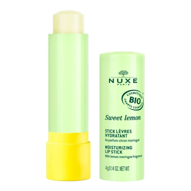 NUXE Sweet Lemon Stick Lèvres Hydratant Bio 4g – Yeux et Lèvres / Sticks baumes lèvres et réparateurs | NUXE - Visage Tunisie | 