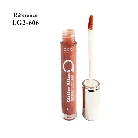 Azal Lip Gloss Glitter Attack 606 5ml