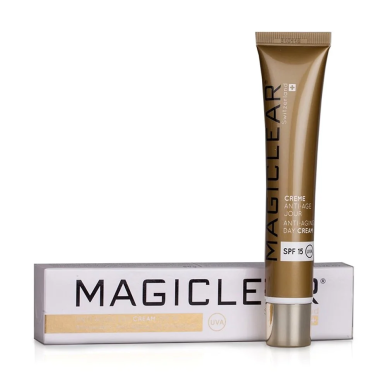 MAGICLEAR Crème Anti-age Jour SPF15 – soins anti-âge et anti-rides / Premières Rides | Magiclear - Visage Tunisie | Miral Paraph
