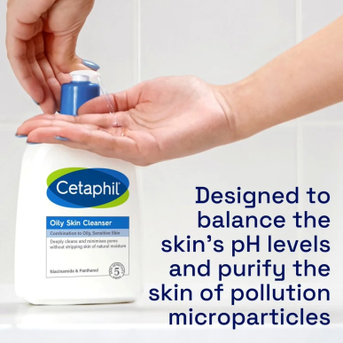 Cetaphil Lotion Nettoyante Peau Grasse 236ml – Démaquillants, nettoyants visage / Eau micellaire, tonique,  | Cetaphil - Visage 