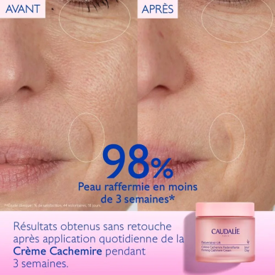 Caudalie Resveratrol-Lift Crème Cachemire Redensifiante 50ml – soins anti-âge et anti-rides | Caudalie - Visage Tunisie | Miral 