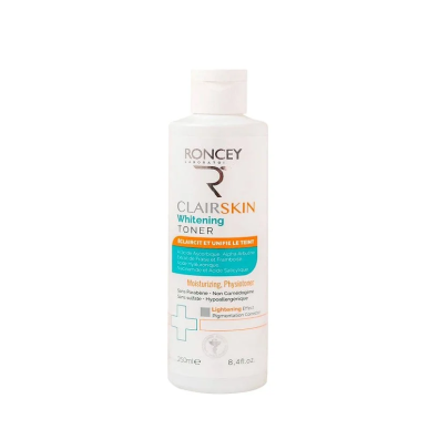 Roncey Clairskin Lotion Tonique Eclaicissant 250ml – Démaquillants, nettoyants visage / Eau micellaire, tonique,  | Roncey - Vis