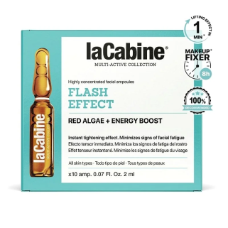 La Cabine Anti-Âge Flash Effect 10 ampoules – soins anti-âge et anti-rides | La Cabine - Visage Tunisie | Miral Parapharmacie