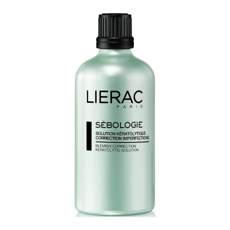 LIERAC Sebologie Solution Keratolytique Correction Imperfections 100ml – Soins peau grasse, mixte et acné / Peaux à imperfection