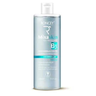 Roncey Mixaskin Eau Micellaire Peau Mixte 250ml – Démaquillants, nettoyants visage / Eau micellaire, tonique,  | Roncey - Visage
