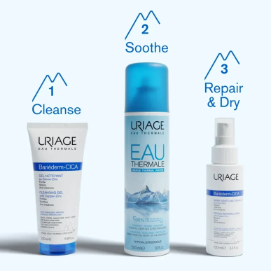 Uriage Bariederm-Cica Spray Asséchant Réparateur Peaux Irritées 100ml – soins des cicatrices | URIAGE - Visage Tunisie | Miral P