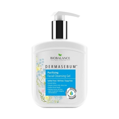 BioBalance Dermasebum Gel Nettoyant Visage Purifiant 250ml – Démaquillants, nettoyants visage / Gel, crème, huile | Biobalance -