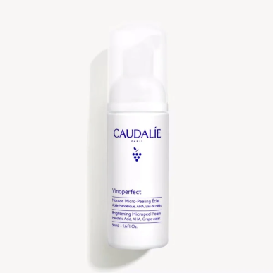 Caudalie Vinoperfect Mousse Micro-Peeling Éclat 100ml – Masques visage et gommage | Caudalie - Visage Tunisie | Miral Parapharma