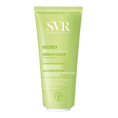 SVR Sebiaclear Crème Lavante 200ml – Démaquillants, nettoyants visage / Gel, crème, huile | Sebiaclear - Visage Tunisie | Miral 