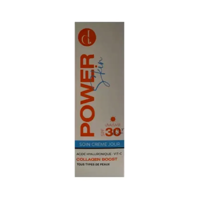 ODA Power Skin Soin Creme Jour Vit C SPF30 50ml – soins anti-âge et anti-rides | ODA Skin Care - Visage Tunisie | Miral Paraphar