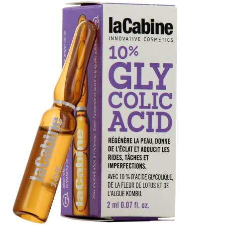 La Cabine 10% Glycolic Acid 1 Ampoule – soins anti-âge et anti-rides | La Cabine - Visage Tunisie | Miral Parapharmacie
