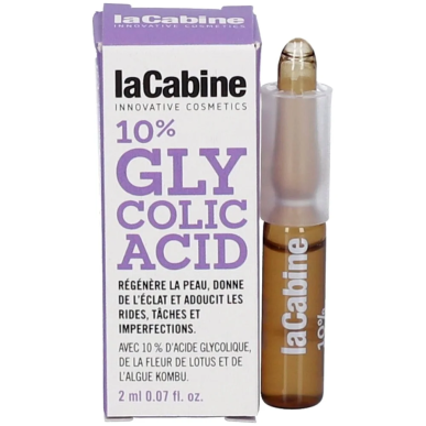 La Cabine 10% Glycolic Acid 1 Ampoule – soins anti-âge et anti-rides | La Cabine - Visage Tunisie | Miral Parapharmacie