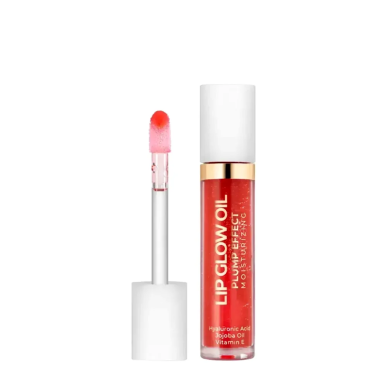 Topface Lip Glow Oil Plump Effect Strawberry 002 – Maquillage / Rouge à lèvres et crayon | Topface - Visage Tunisie | Miral Para