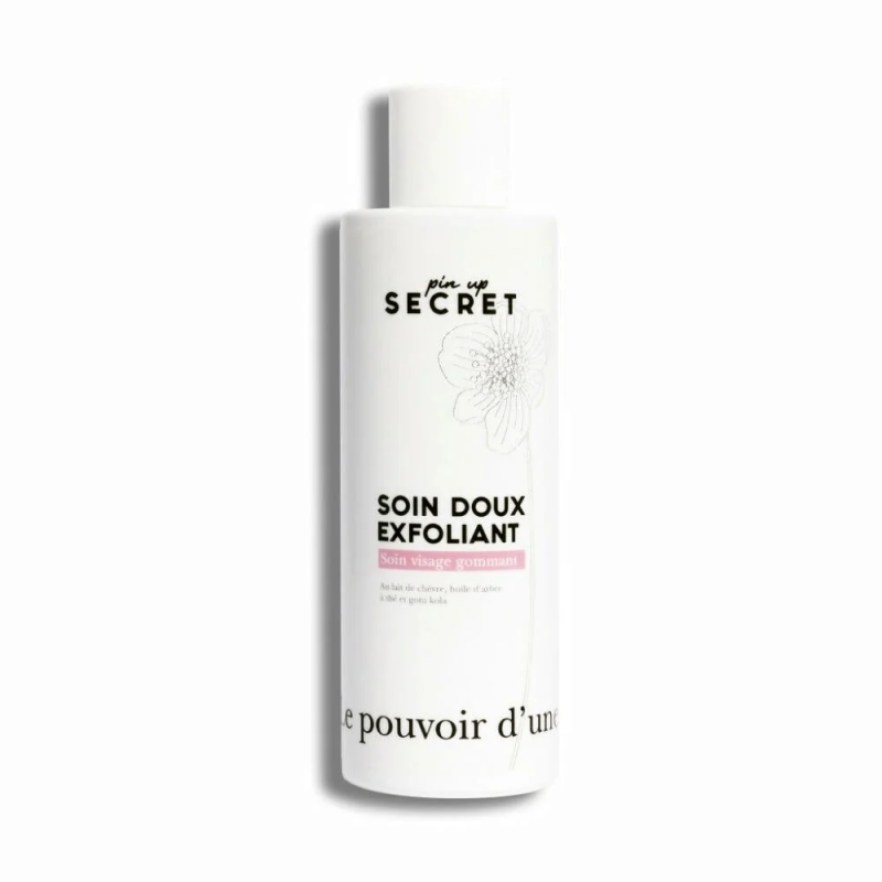 Pin Up Secret Exfoliant visage et Gommage visage – Soin Doux Exfoliant 200ml