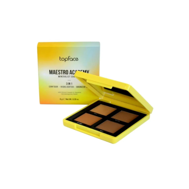 Topface Maestro Academy Mineralist Contour Palette contouring 002 – Maquillage | Topface - Visage Tunisie | Miral Parapharmacie