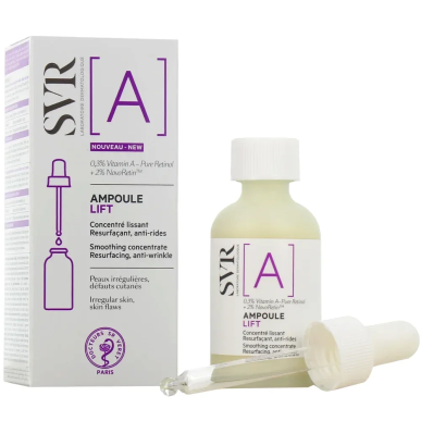 SVR Ampoule A Lift Concentré Lissant 30ml – soins anti-âge et anti-rides / Soin Liftant | SVR - Visage Tunisie | Miral Parapharm
