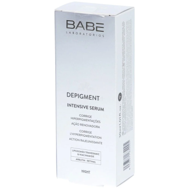 Babe Depigment+ Intensive Serum Nuit 30ml – soins anti-taches et dépigmentants | BABE - Visage Tunisie | Miral Parapharmacie