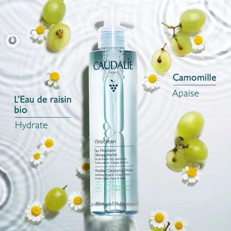 Caudalie Vinoclean Eau Micellaire Démaquillante 200ml