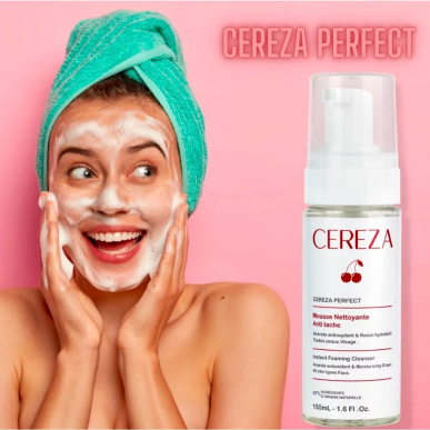 CEREZA Perfect Mousse Nettoyante Anti-tache 150ml – Démaquillants, nettoyants visage / Lait, mousse, émulsion | CEREZA - Visage 