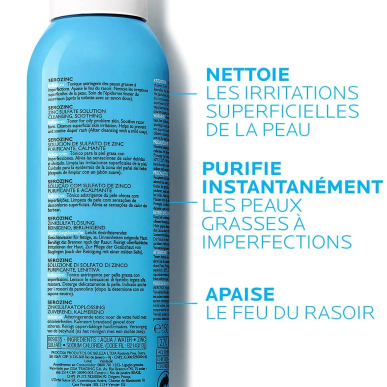 La Roche Posay Serozinc Soluté de Sulfate de Zinc 150ml – Soins hydratants et nourrissants | LA ROCHE POSAY - Visage Tunisie | M