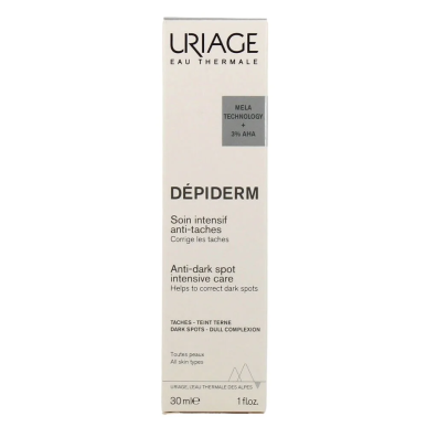 Uriage Dépiderm Soin Intensif Anti-Taches 30ml – soins anti-taches et dépigmentants | URIAGE - Visage Tunisie | Miral Parapharma