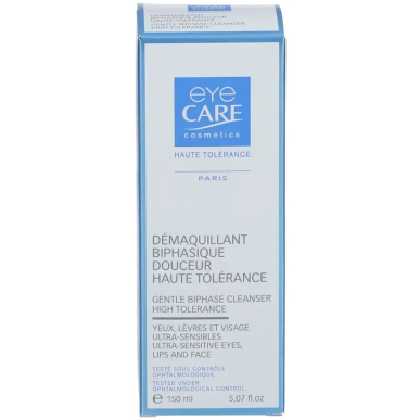 Eye Care Démaquillant Biphasique Douceur Haute Tolérance 150ml – Démaquillants, nettoyants visage | Eye Care - Visage Tunisie | 