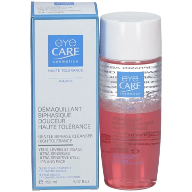 Eye Care Démaquillant Biphasique Douceur Haute Tolérance 150ml – Démaquillants, nettoyants visage | Eye Care - Visage Tunisie | 