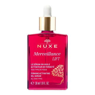 NUXE Merveillance Lift Serum en Huile Activateur de Fermete 30ml – soins anti-âge et anti-rides / Serum anti âge et ride pour l 