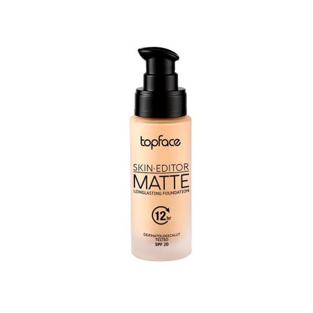Topface Skin Editor Matte Longlasting Foundation 005 – Maquillage / Fond de teint | Topface - Visage Tunisie | Miral Parapharmac