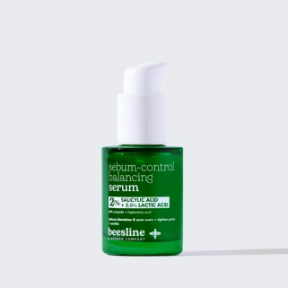 Beesline Sérum Équilibrant Sebum-Control 30ml – Soins peau grasse, mixte et acné / Peaux à imperfections | BEESLINE - Visage Tun