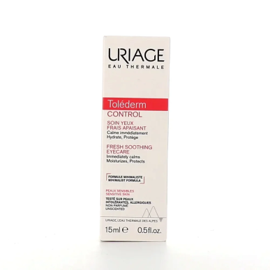 URIAGE Tolederm Control Soin Yeux Frais Apaisant 15ml – Yeux et Lèvres | URIAGE - Visage Tunisie | Miral Parapharmacie