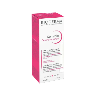 Bioderma Sensibio Defensive Serum Concentré Hydratant Apaisant Peaux Sensibles 30ml – soins anti-âge et anti-rides / Serum anti 