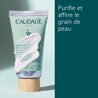 Caudalie Vinoclean Crème Exfoliante Désincrustante 75ml – Masques visage et gommage | Caudalie - Visage Tunisie | Miral Paraphar