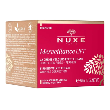 NUXE Merveillance Lift Creme Velours Effet Liftant Peaux Normales à Sèches 50ml – soins anti-âge et anti-rides / Soin Liftant | 