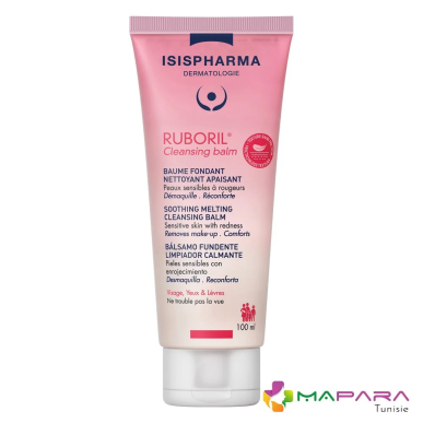 Isispharma Ruboril Baume Nettoyant Apaisant 100ml – Soins peau grasse, mixte et acné / Nettoyage | Isispharma - Visage Tunisie |
