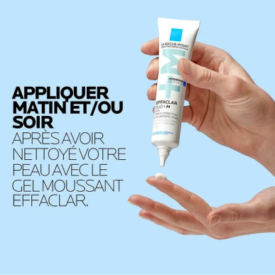 La Roche Posay Effaclar DUO+ M Soin Triple Correction Anti-Imperfections 40ml – Soins peau grasse, mixte et acné / Peaux à imper