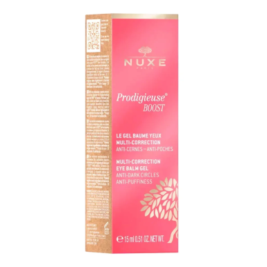 NUXE Prodigieuse Boost Gel Baume Yeux Multi Correction 15ml – Yeux et Lèvres / Soins anti-poches et cernes | NUXE - Visage Tunis