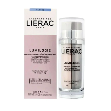 Lierac Lumilogie Double Concentré Jour & Nuit Correction Taches 30ml – soins anti-taches et dépigmentants | LIERAC - Visage Tuni