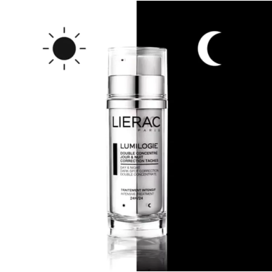 Lierac Lumilogie Double Concentré Jour & Nuit Correction Taches 30ml – soins anti-taches et dépigmentants | LIERAC - Visage Tuni