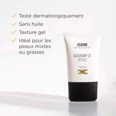 ISDIN Isdinceutics Glicoisdin 25 Intense Gel Visage Effet Peeling 50g – Masques visage et gommage | ISDIN - Visage Tunisie | Mir